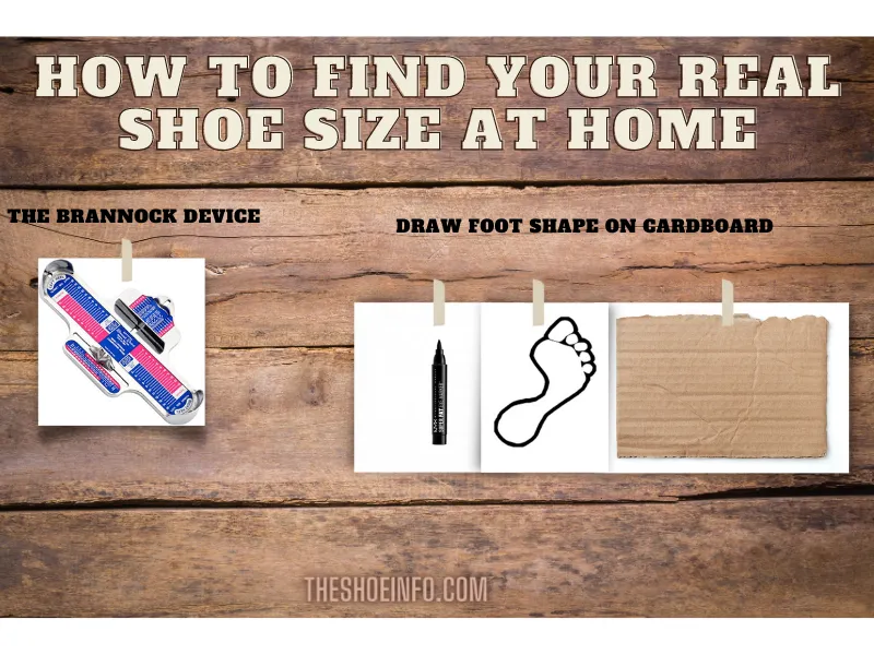 how to find real shoe size