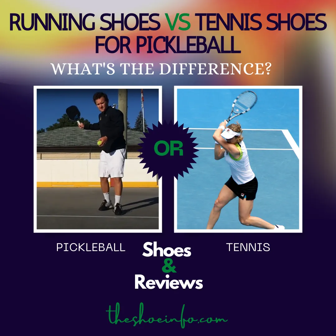 tennis shoe vs running shoes